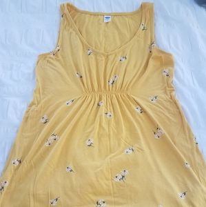 Old Navy Floral Maternity Top Sleeveless